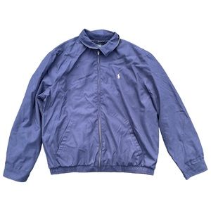 Vintage POLO by RALPH LAUREN Men’s Navy Blue Full Zip Lined Jacket Size XL